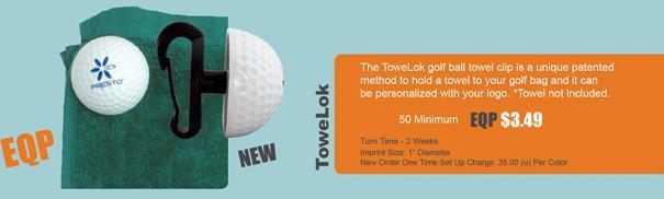 GOLF BALL TOWEL CLIP
