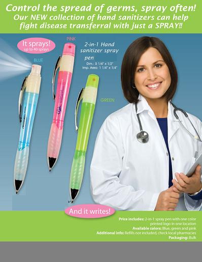 2-IN -1  HAND SANITIZER SPRAY PEN