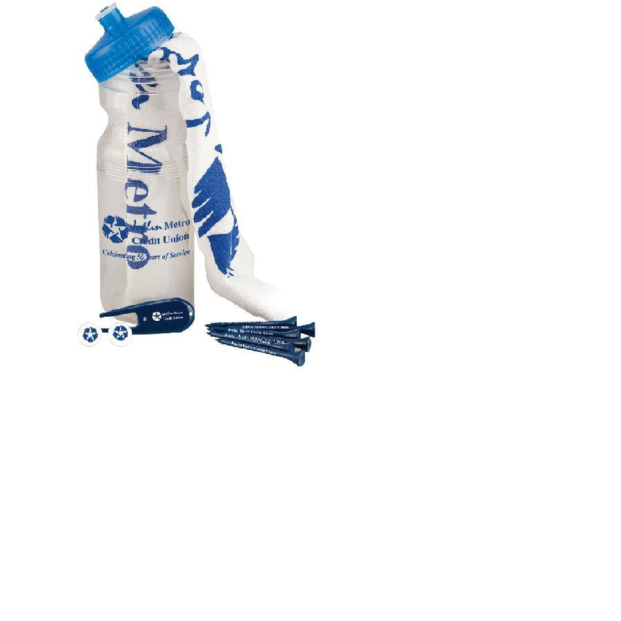 PLASTIC BOTTLE WITH  GOLF PRODUCTS