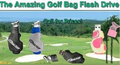 GOLF BAG SHAPE - FLASH DRIVE